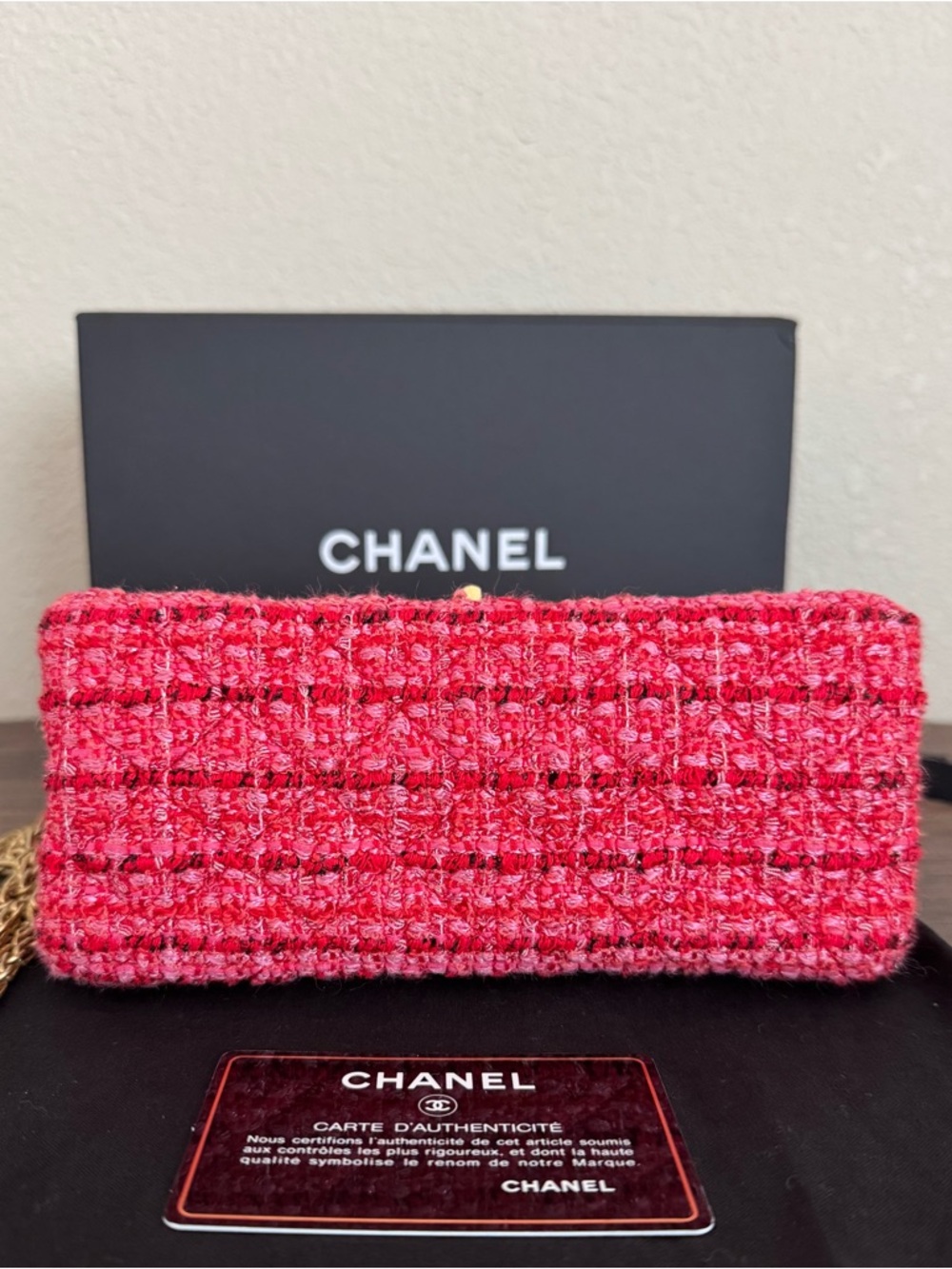 CHANEL  2.55 Reissue Multicolor Tweed Mini Chain Bag - Picture 8 of 10
